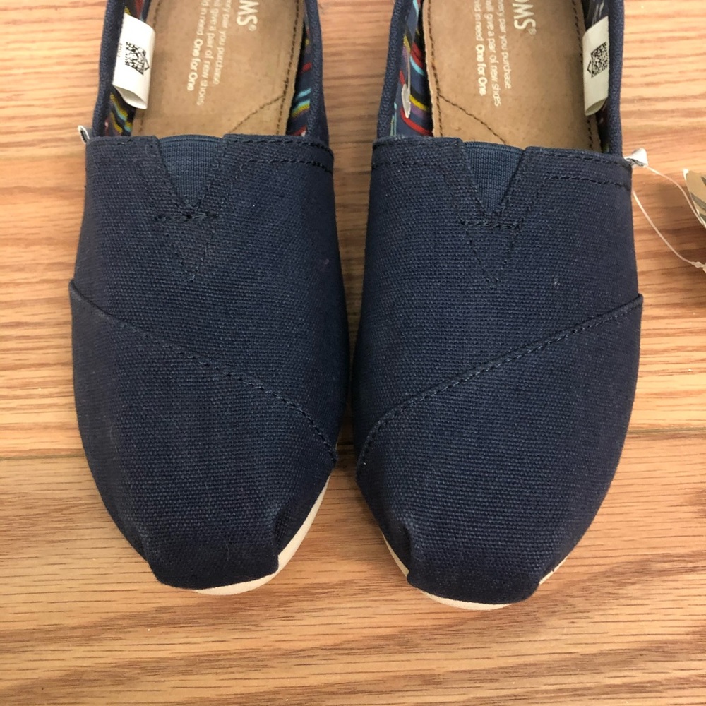 Toms Women's Navy Classic Loafer / Various Sizes - Picture 2 of 4